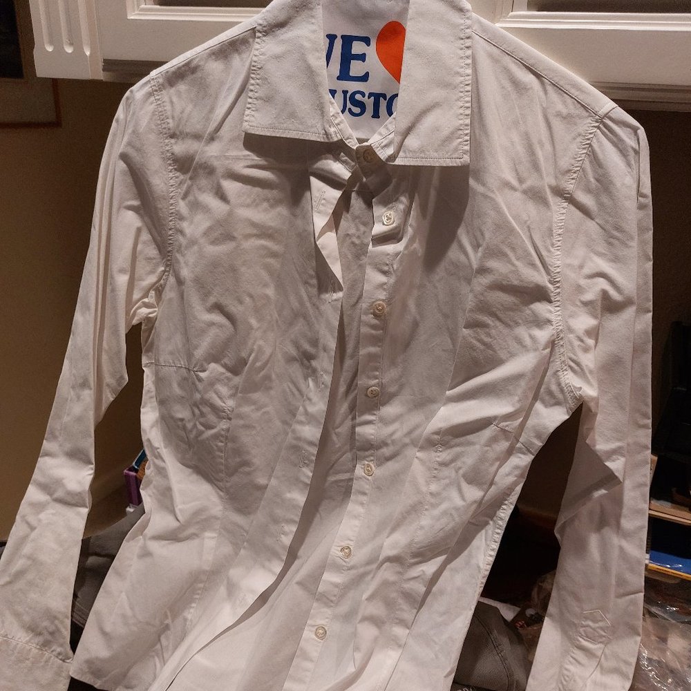 Alara turkish cotton white blouse, size S